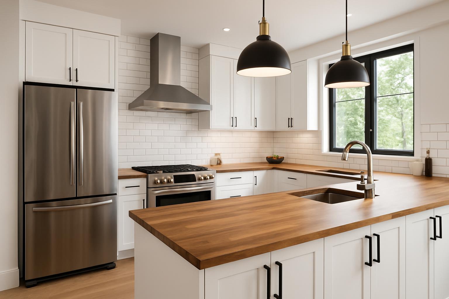 Modernit keittiöremontin